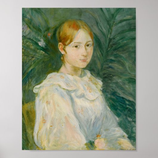 Alice Gamby en Buste | Berthe Morisot Poster (Voorkant)