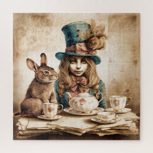 Alice geïnspireerd in Wonderland Legpuzzel (Verticaal)