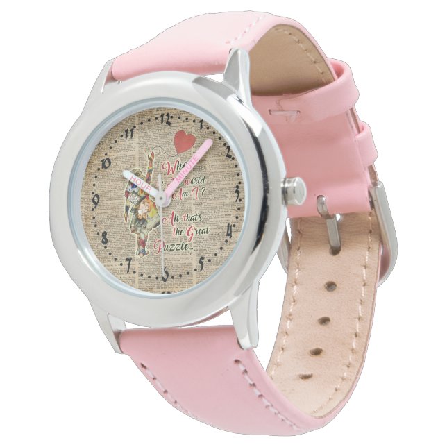 Alice, Gekke Hoedenmaker & Horloge van de Collage (Gekanteld)