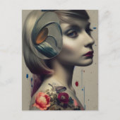 Alice Gemengde Media Briefkaart (Voorkant)