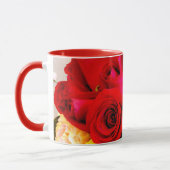 ALICE ~ Gepersonaliseerde Roos Buds Foto ~ Mok (Links)
