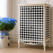 Alice Getextuurd Harlekijn Schaakbord Decoupage Tissuepapier