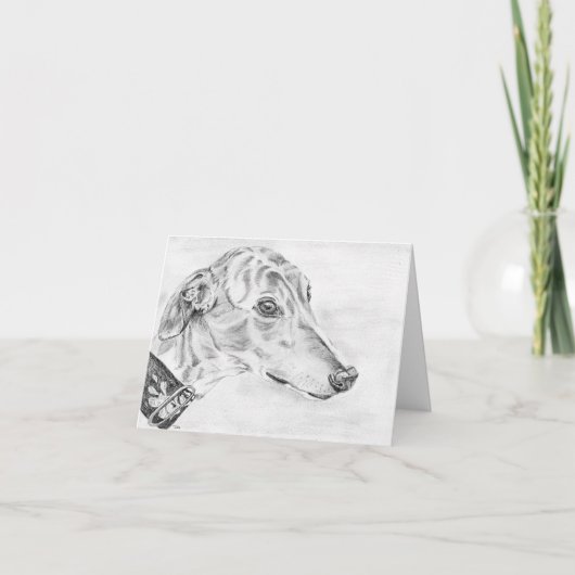 Alice - Greyhound art card (a10) Kaart (Voorkant)