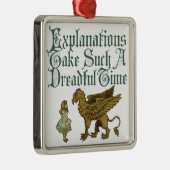 Alice Griffin Verklaringen Metalen Ornament (Rechts)