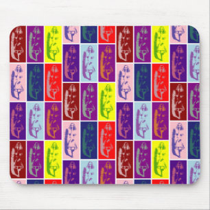 Alice groeiende pop kunst muismat