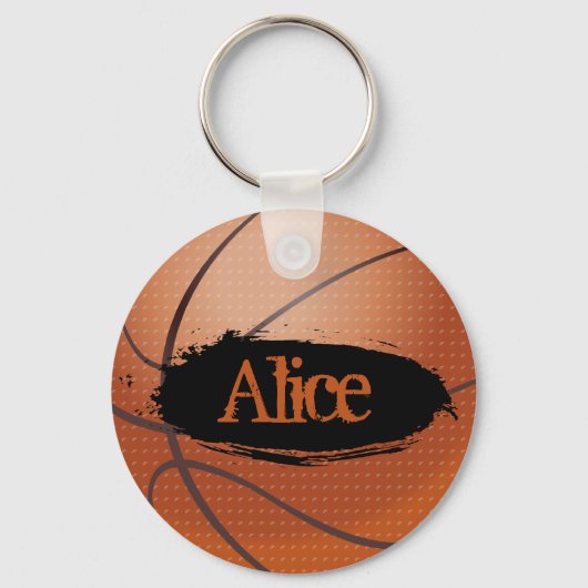 Alice Grunge Basketball Sleutelhanger/Keyring Sleutelhanger (Voorkant)