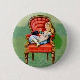 ALICE & HAAR KAT, DINAH RONDE BUTTON 5,7 CM