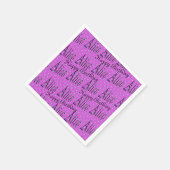 Alice, Happy Birthday, Roze partijdiensten. Servetten (Hoek)