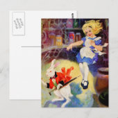 ALICE HERFSTEN DOOR HET KONIJNENGAT BRIEFKAART (Voorkant / Achterkant)