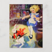 ALICE HERFSTEN DOOR HET KONIJNENGAT BRIEFKAART (Voorkant)