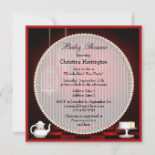 Alice & het Baby shower van de Vogels & van de Kaart (Achterkant)