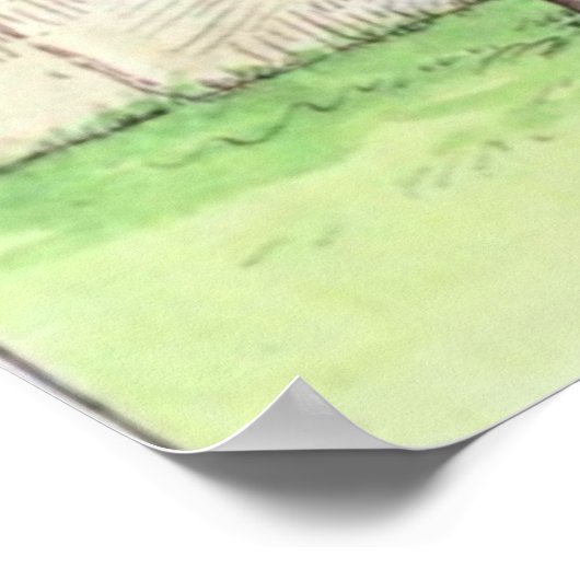 Alice & Humpty Dumpty Full Color Poster (Hoek)