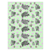 Alice im Wunderland - Alice in Wonderland Hearts Tafelkleed (Voorkant)