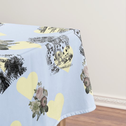 Alice im Wunderland - Alice in Wonderland Hearts Tafelkleed (Voorbeeld)