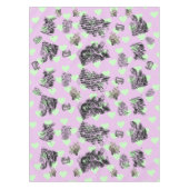 Alice im Wunderland - Alice in Wonderland Hearts Tafelkleed (Voorkant)