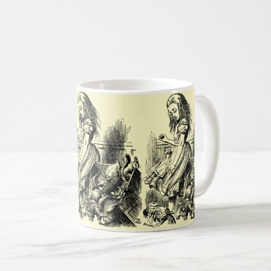 Alice im Wunderland - Alice in Wonderland pastel Koffiemok (Voorkant rechts)