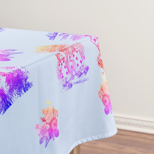 Alice im Wunderland - Alice in Wonderland pastel Tafelkleed (Voorbeeld)