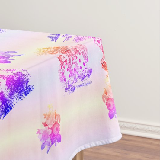 Alice im Wunderland - Alice in Wonderland pastel Tafelkleed (Voorbeeld)
