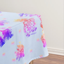 Alice im Wunderland - Alice in Wonderland pastel Tafelkleed