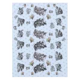 Alice im Wunderland - Alice in Wonderland pastel Tafelkleed