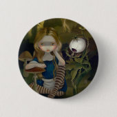 "Alice in a Bosch Landscape" Button (Voorkant)