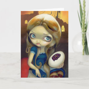 "Alice in a Brueghel Vision"-Wenskaart Kaart