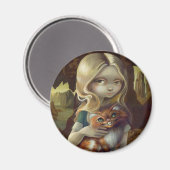 "Alice in a Da Vinci Portrait" Magneet (Voorkant / Achterkant)