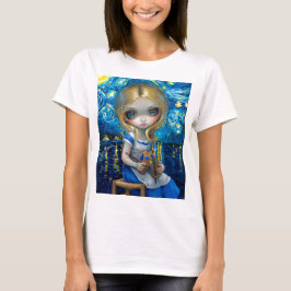 "Alice in a Van Gogh Nocturne" T-shirt