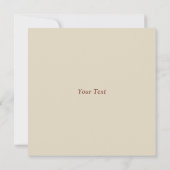 Alice in bruin haar en de Cheshire Cat Kaart (Achterkant)