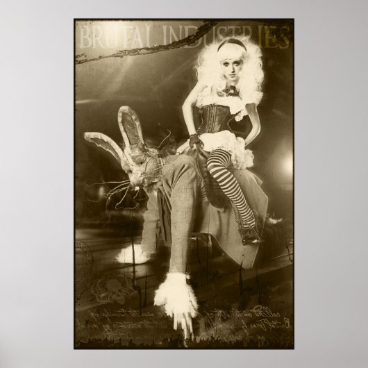 Alice in Brutal Land Poster (Voorkant)