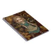 "Alice in Clockwork"-laptop Notitieboek (Rechterzijde)