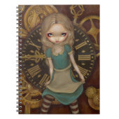 "Alice in Clockwork"-laptop Notitieboek (Voorkant)