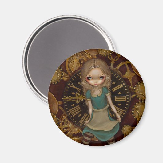 "Alice in Clockwork" Magneet (Voorkant / Achterkant)