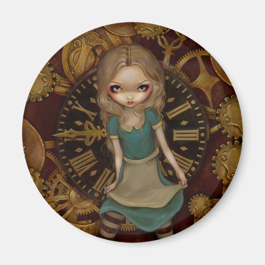 "Alice in Clockwork" Magneet (Voorkant)