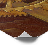 Alice in Clockwork - steampunk in wonderland Print (Hoek)