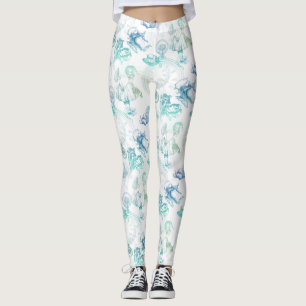 Alice in de Blauwgroene Leggings van de Thee van