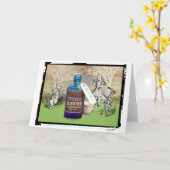 Alice in de Geweldige Saus van het Sprookjesland Kaart (Gele Bloem)