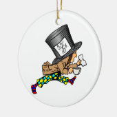 Alice in de Mad Hatter van Wonderland Keramisch Ornament (Links)