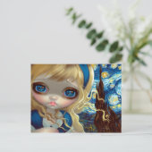 "Alice in de Sterrennacht" Briefkaart (Staand voorkant)