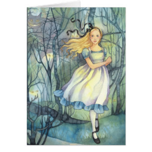 Alice in de Tulgey Wood - Wonderlandkaart