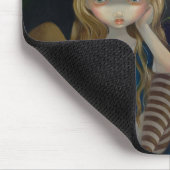 Alice in een Bosch-landschap wonderland Mousepad Muismat (Hoek)