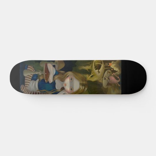 Alice in een Bosch-landschapswonderland Skateboard (Horizontaal)