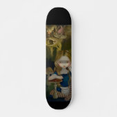 Alice in een Bosch-landschapswonderland Skateboard (Voorkant)
