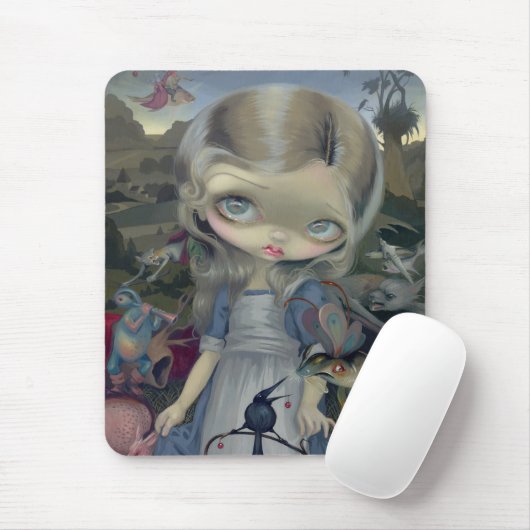 "Alice in een Bosch Wonderland" Mousepad Muismat (Met muis)