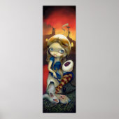 Alice in een Brueghel Vision ART PRINT Wonderland (Voorkant)