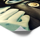 Alice in een gasmasker poster (Hoek)