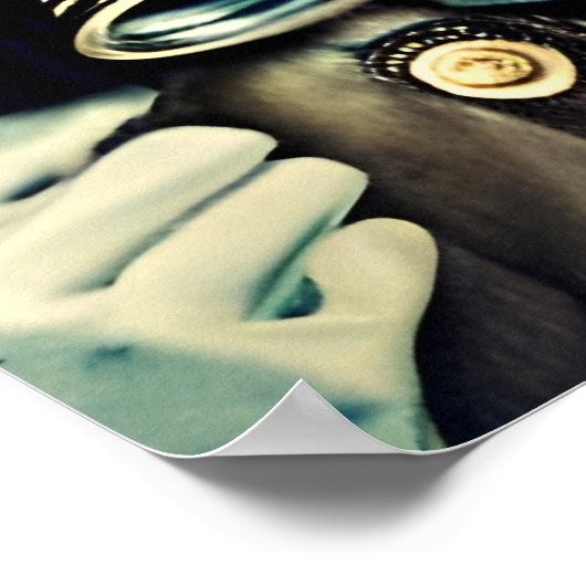 Alice in een gasmasker poster (Hoek)