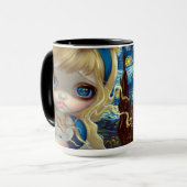 "Alice in een Sterrennacht" Mok (Voorkant links)