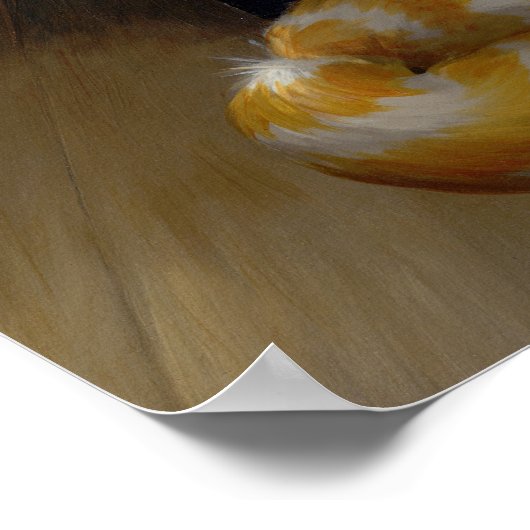 Alice in een Van Eyck Portrait ART PRINT wonderlan (Hoek)