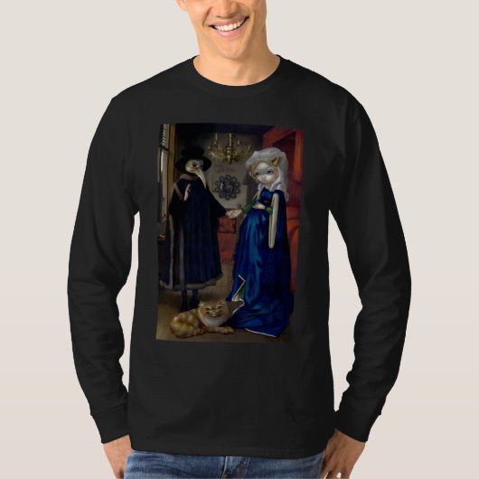 Alice in een Van Eyck Portret SHIRT wonderland got (Voorkant)
